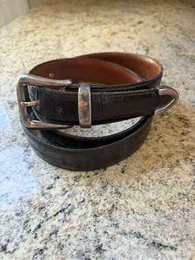 Trafalgar tom James Okeechobee alligator Leather Belt size 44